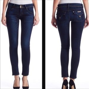 Hudson Flap Skinny Ankle Jeans